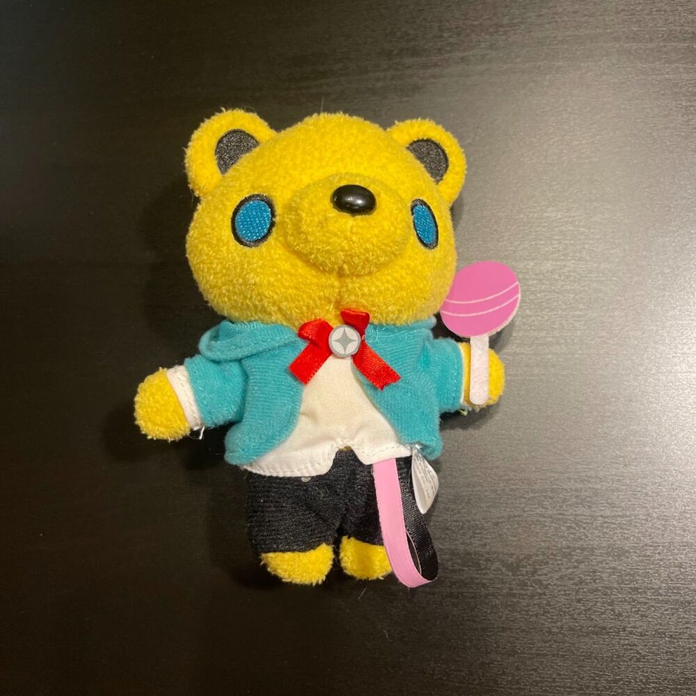 Hypnosis Mic Division Rap Battle Ramuda Amemura Yellow Kuma Bear SEGA Plush Doll